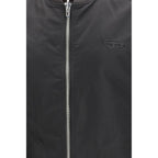 Diesel Brown Polyamide Sleveless Jacket