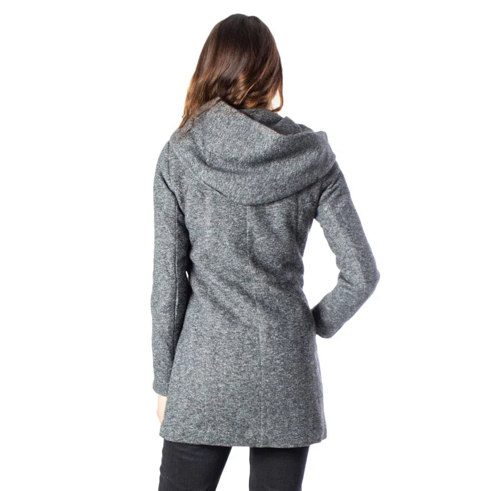 Only Gray Polyester Coat - Zeiniez