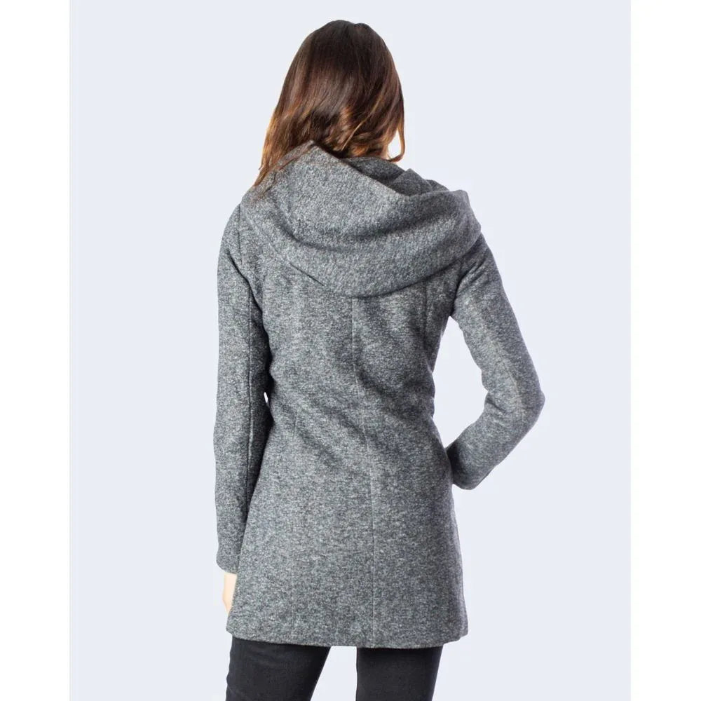 Only Gray Polyester Coat - Zeiniez