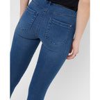 Only Light Blue Cotton Skinny Jeans