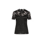 Vila Clothes Black Polyamide T-Shirt