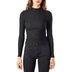 Only Black Polyester Turtleneck