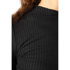 Only Black Polyester Turtleneck
