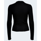 Only Black Polyester Turtleneck