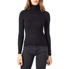 Only Black Viscose Turtleneck