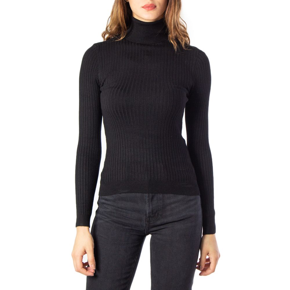 Only Black Viscose Turtleneck