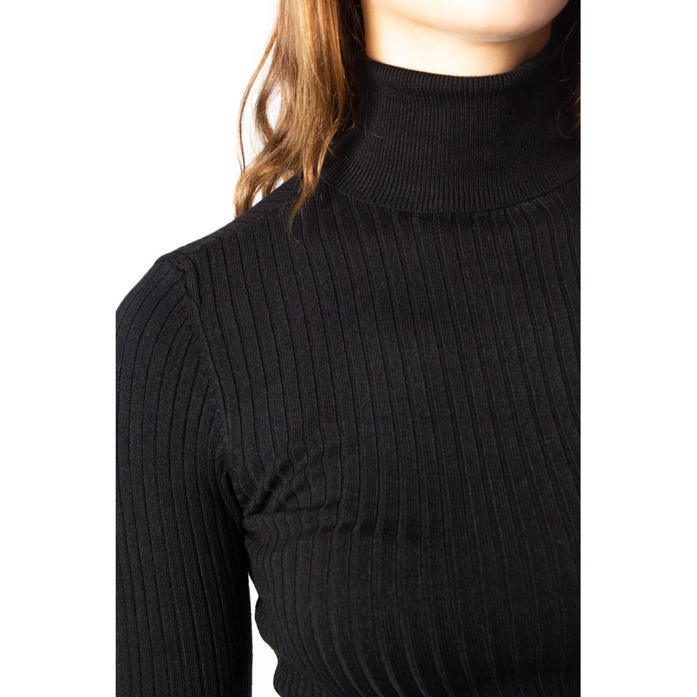 Only Black Viscose Turtleneck