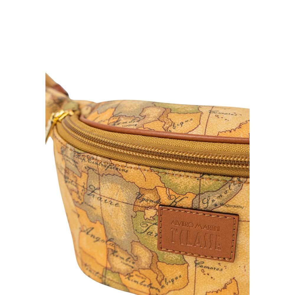 Alviero Martini Prima Classe Beige Leather Belt Bag