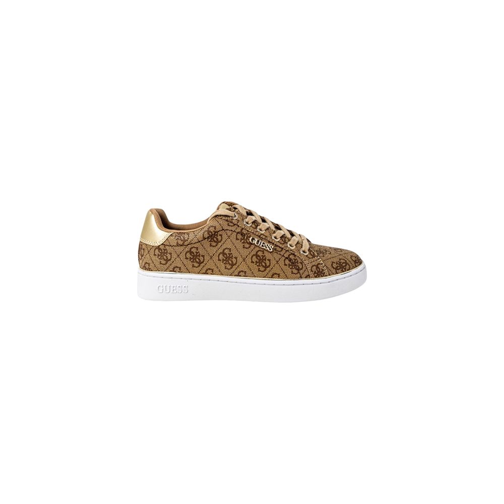 Guess Beige Polyethylene Low Top Sneakers