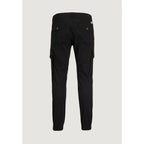 Jack Jones Black Cotton Skinny Pants - Zeiniez