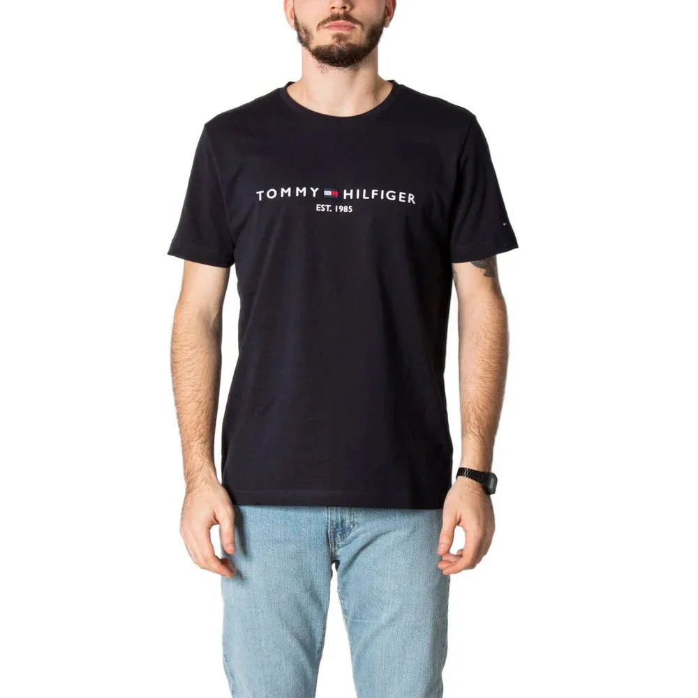 Tommy Hilfiger Blue Cotton T-Shirt - Zeiniez