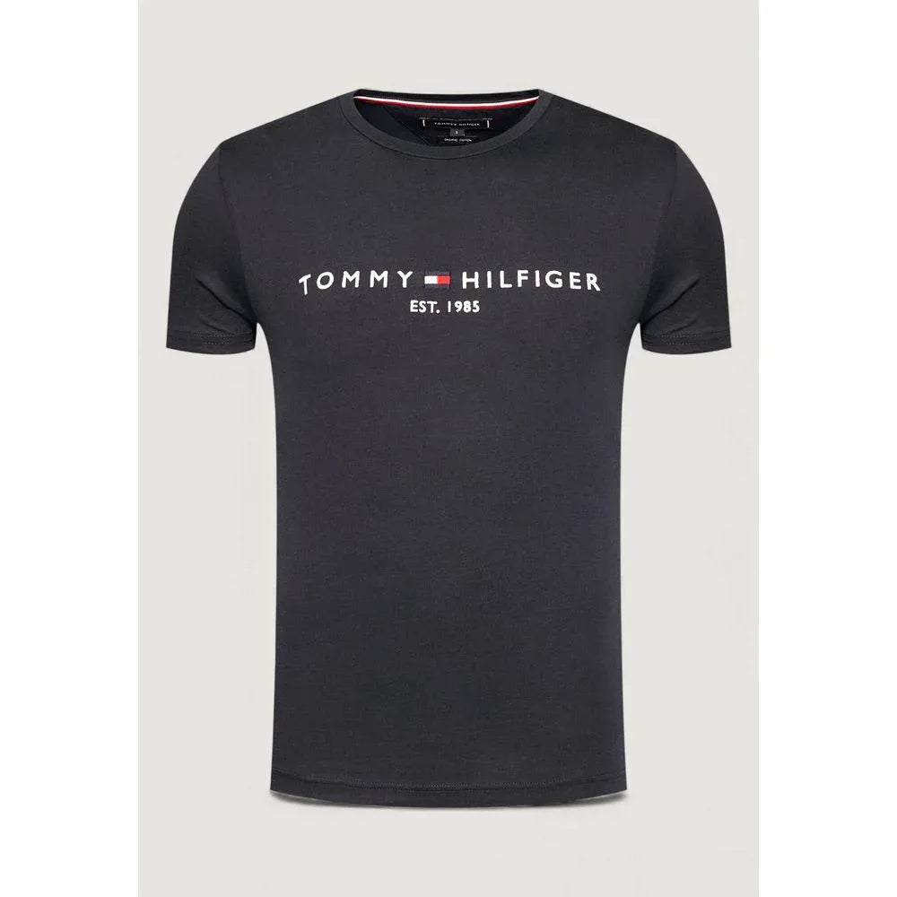 Tommy Hilfiger Blue Cotton T-Shirt - Zeiniez