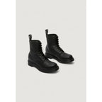Dr. Martens Black Leather Lace-Up Boots - Zeiniez