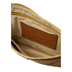 Alviero Martini Prima Classe Beige Cotton Clutch Bag - Zeiniez