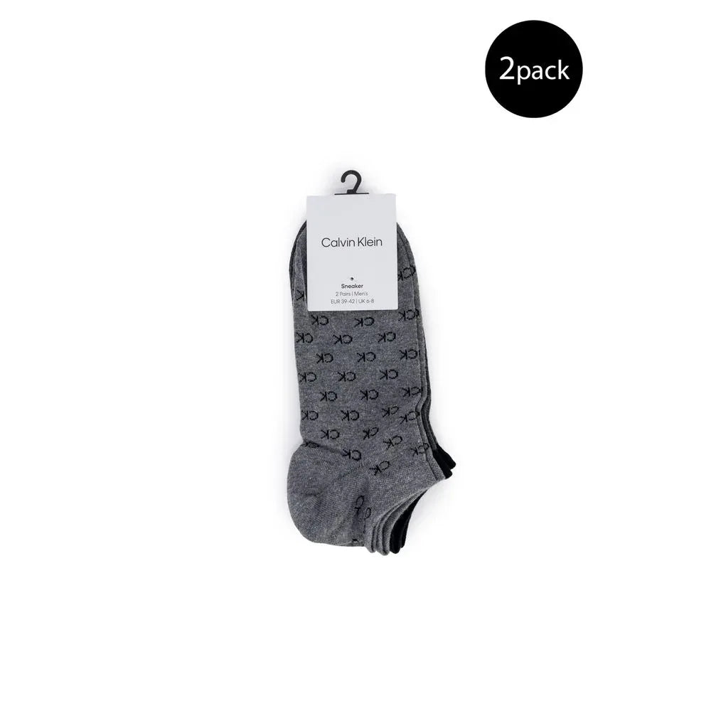 Calvin Klein Gray Elastane Socks - Zeiniez