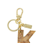 Alviero Martini Prima Classe Beige Cotton Keychain - Zeiniez