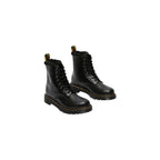 Dr. Martens Black Leather Lace-Up Boots - Zeiniez