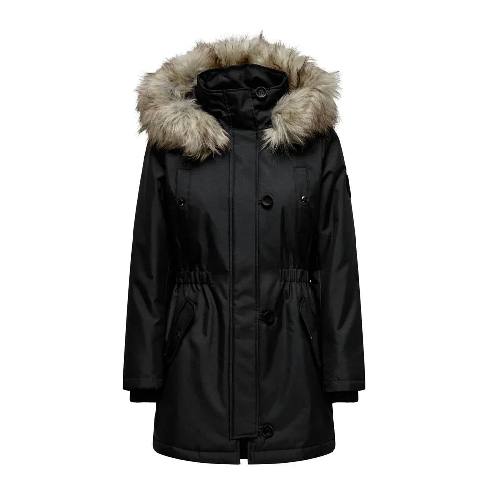 Only Black Polyester Parka - Zeiniez