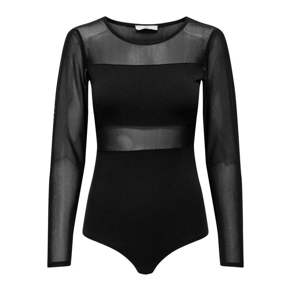 Only Black Cotton Bodysuit - Zeiniez