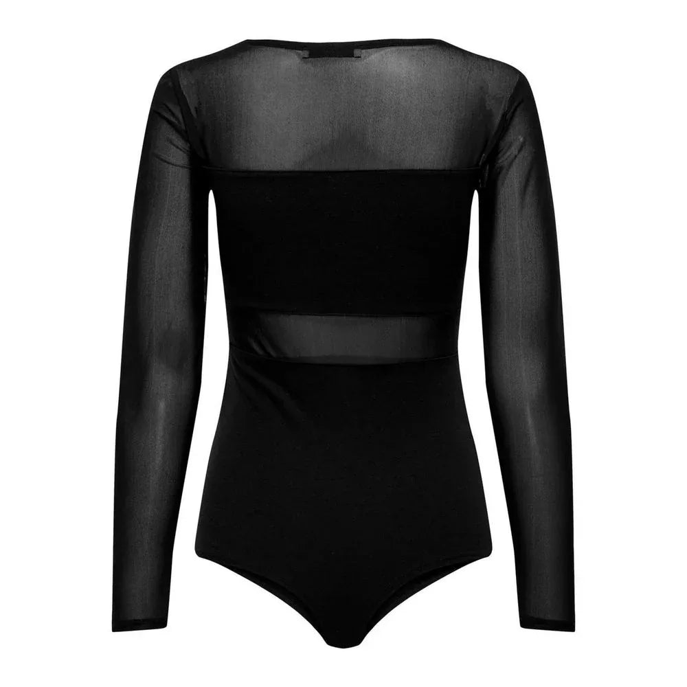Only Black Cotton Bodysuit - Zeiniez