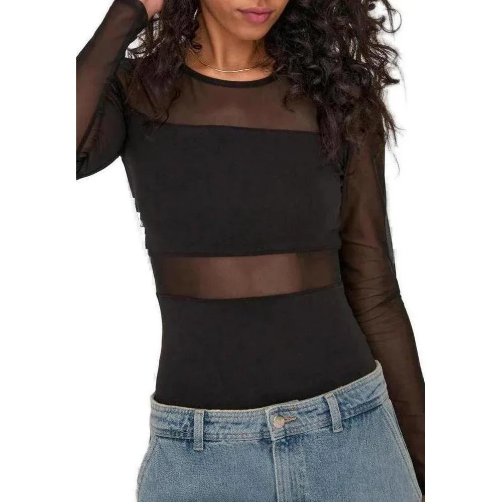 Only Black Cotton Bodysuit - Zeiniez
