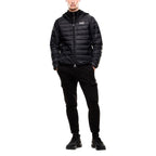 EA7 Emporio Armani Bicolor Polyamide Full-Length Jacket
