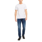 Jack Jones Blue Cotton Relaxed Fit Jeans - Zeiniez