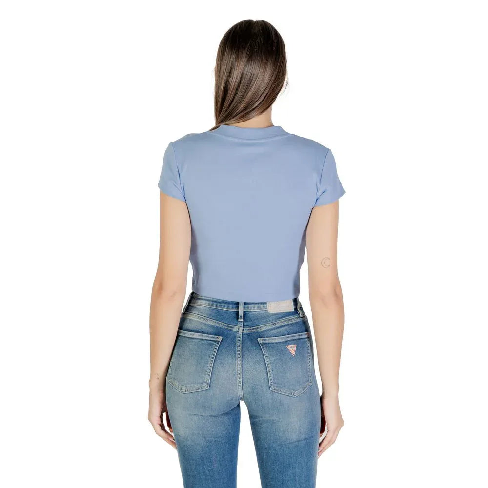 Calvin Klein Jeans Blue Cotton T-Shirt - Zeiniez