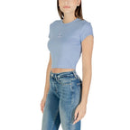 Calvin Klein Jeans Blue Cotton T-Shirt - Zeiniez
