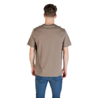 Calvin Klein Jeans Brown Cotton T-Shirt - Zeiniez