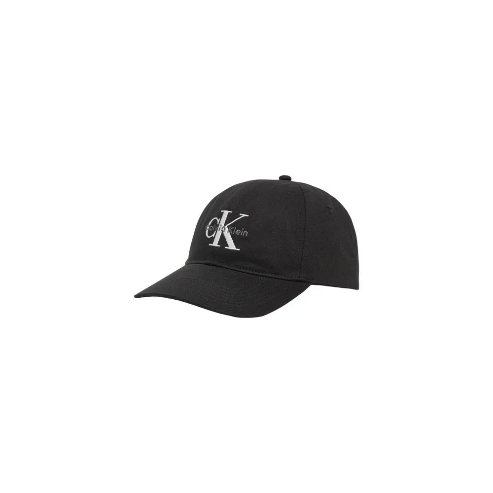 Calvin Klein Jeans Black Organic Cotton Cap (Baseball Hat) - Zeiniez