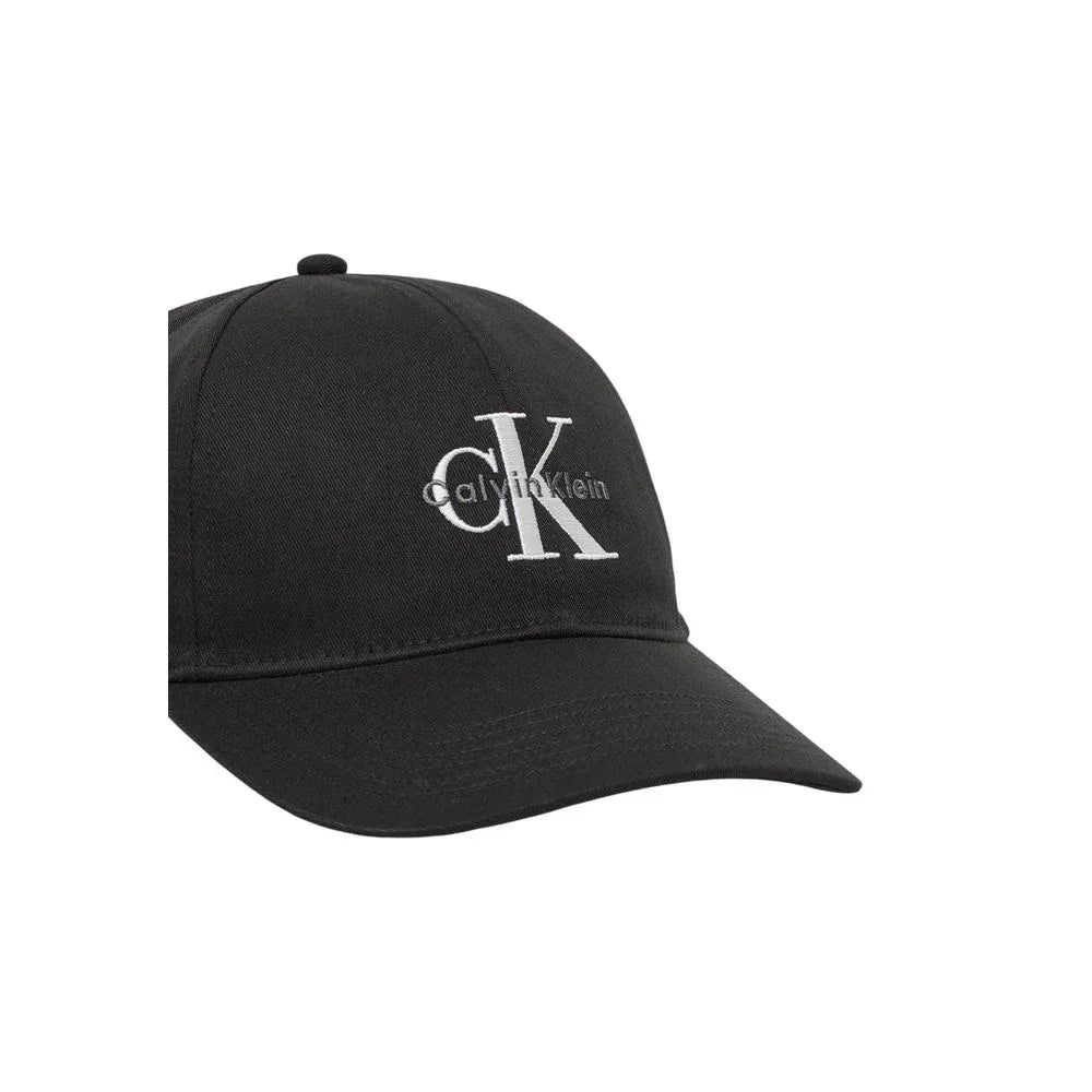 Calvin Klein Jeans Black Organic Cotton Cap (Baseball Hat) - Zeiniez