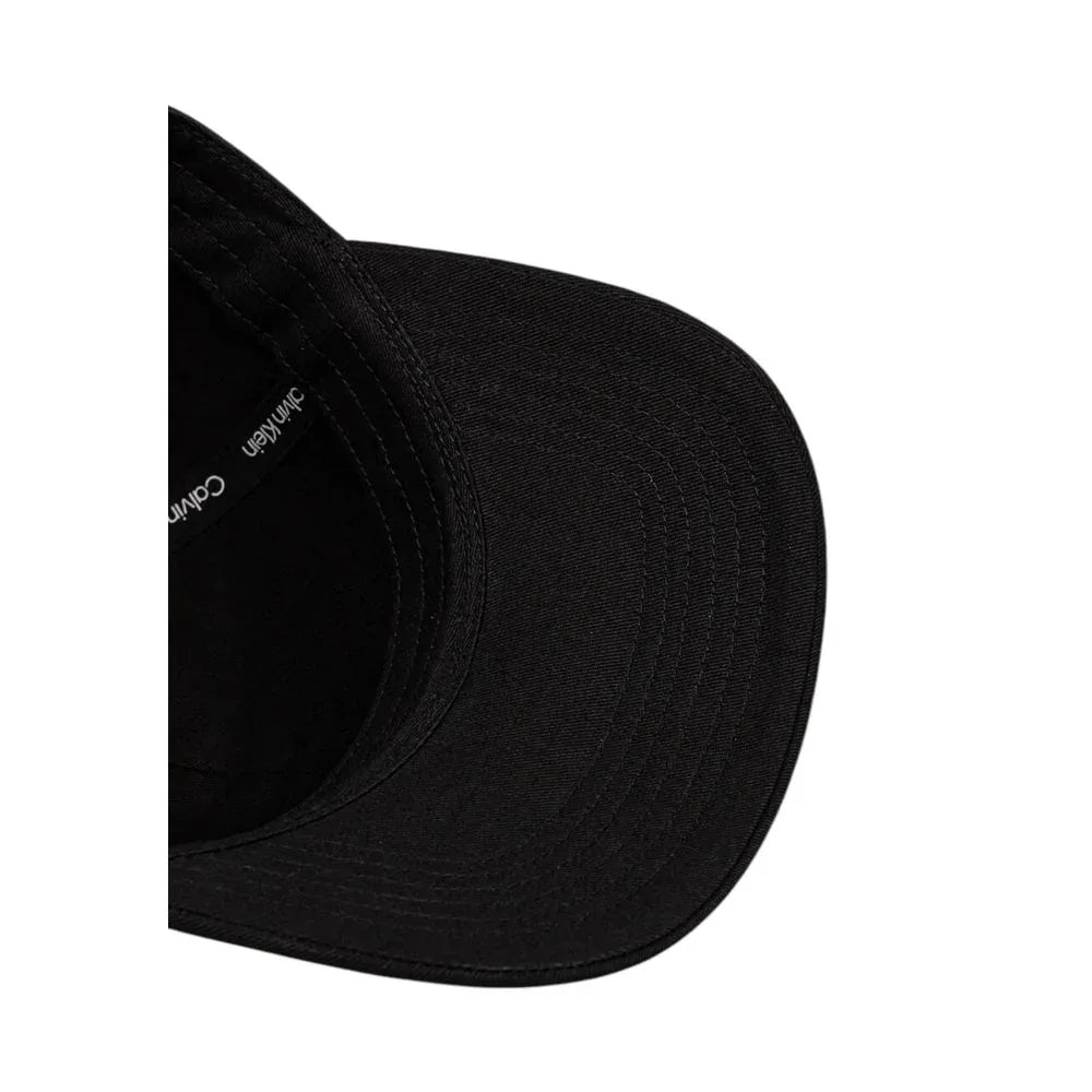 Calvin Klein Jeans Black Organic Cotton Cap (Baseball Hat) - Zeiniez