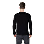 Armani Exchange Black Cotton Long Sleeve T-Shirt - Zeiniez
