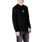 Armani Exchange Black Cotton Long Sleeve T-Shirt - Zeiniez