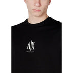 Armani Exchange Black Cotton Long Sleeve T-Shirt - Zeiniez