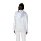Armani Exchange White Viscose Hoodie