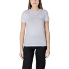 Armani Exchange White Cotton T-Shirt - Zeiniez