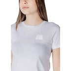 Armani Exchange White Cotton T-Shirt - Zeiniez