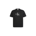 Calvin Klein Jeans Black Cotton T-Shirt - Zeiniez