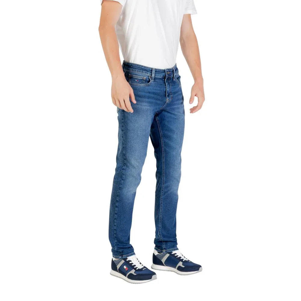 Tommy Hilfiger Jeans Blue Recycled Cotton Skinny Jeans - Zeiniez
