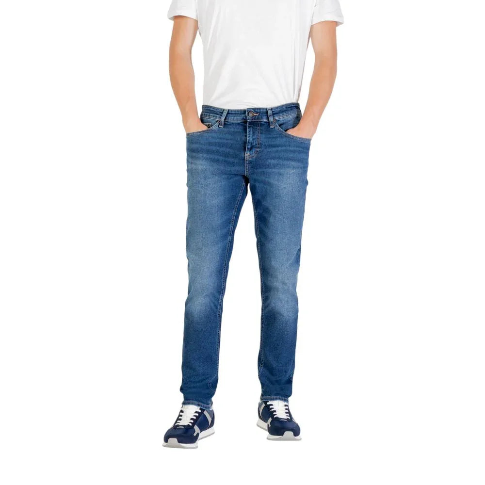 Tommy Hilfiger Jeans Blue Recycled Cotton Skinny Jeans - Zeiniez