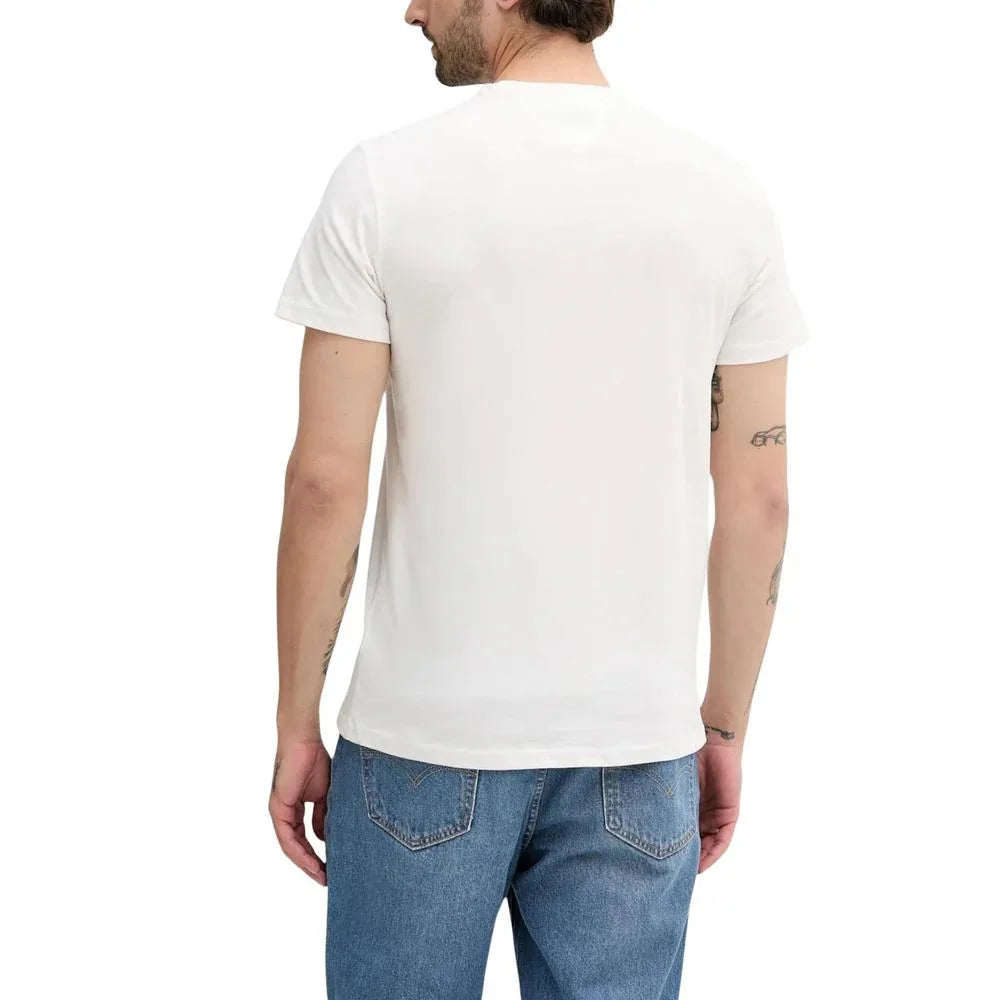 Tommy Hilfiger Jeans Cream Recycled Cotton T-Shirt