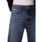 Calvin Klein Jeans Blue Cotton Relaxed Fit Jeans - Zeiniez