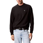 Calvin Klein Jeans Black Cotton Sweatshirt - Zeiniez