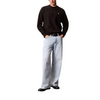 Calvin Klein Jeans Black Cotton Sweatshirt - Zeiniez