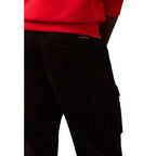 Calvin Klein Jeans Black Cotton Cargo Pants