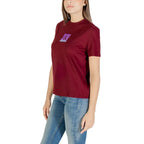 Calvin Klein Jeans Bordeaux Cotton T-Shirt - Zeiniez