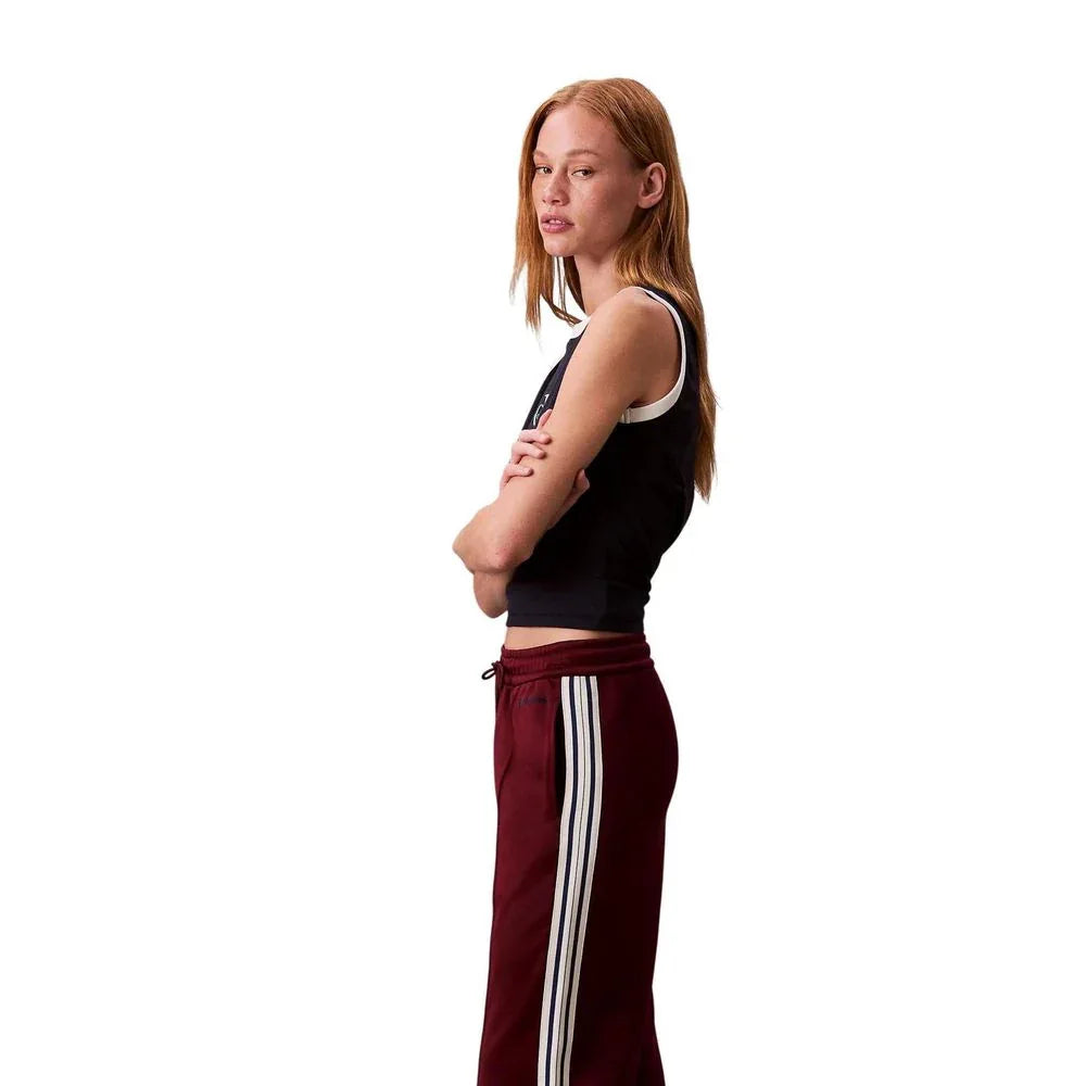 Calvin Klein Jeans Bordeaux Cotton Joggers (Workout Pants) - Zeiniez