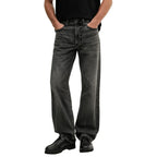 Calvin Klein Jeans Black Cotton Relaxed Fit Jeans - Zeiniez